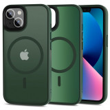 Husa Tech-Protect Magmat MagSafe pentru Apple iPhone 13 Verde Mat, Silicon, Carcasa