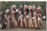 Bnk cp Tahiti - Dansatoare - uzata, Necirculata, Printata