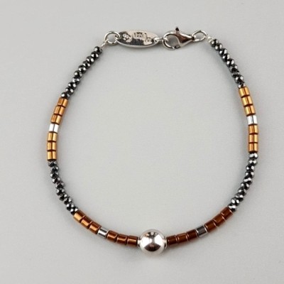 Brățară Flavio din hematit multicolor foto