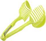 Cleste pentru Prins si Taiat in Felii Legume si Fructe, Premium, Verde, CBD CORAL BEST DEALS 19 cm 8 cm 3.5 cm Verde 1 Feliator