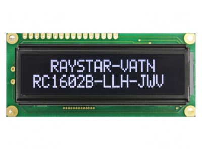 Afișaj LCD Alfanumeric 16x2 80x36mm LED foto