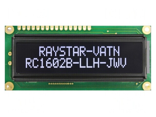 Afișaj LCD Alfanumeric 16x2 80x36mm LED