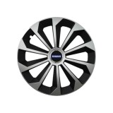 Set 4 Capace Roti 16 inchi (R16) Fame Gri-Negru, Compatibile Cu Volvo