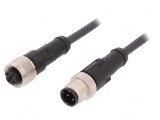 Cablu de conectare M12 2m 250VAC 4A PUR