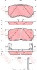 Set placute frana,frana disc HYUNDAI GETZ (TB) (2002 - 2010) TRW GDB3432