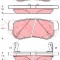 Set placute frana,frana disc HYUNDAI GETZ (TB) (2002 - 2010) TRW GDB3432