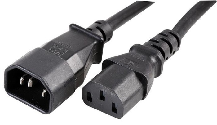 Cablu prelungitor PC C13 C14 lunigme 2M 1.31mm2