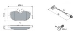 BOSCH 0 986 494 082 set placute frana,frana disc