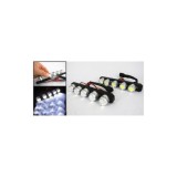 Lumini de zi LED DRL COB 12V lumina alba Cod: YL-118 Automotive TrustedCars, Oem