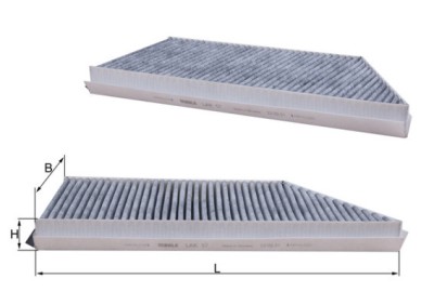 MAHLE LAK 57 Filtru, aer habitaclu foto