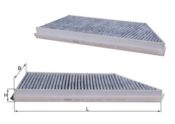 MAHLE LAK 57 Filtru, aer habitaclu