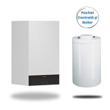 Pachet Centrala Vitodens 100-W cu boiler Vitocell, bivalent, de 300 litri