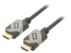Cablu HDMI VCOM 2.1 8K HDR, 2m, Negru, HDCP 2.2, Placare Aurita