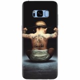Husa silicon pentru Samsung S8, Body Builder Cute Baby Tattoo