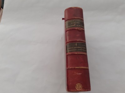 Manuel du baccalaureat es sciences J. Langlebert Algebre geometrie 1875 5 vol foto