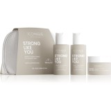 ICONIQUE Professional STRONG LIKE YOU Repair &amp; Strengthening Set Seturi pentru voiaj pentru par deteriorat