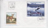 C12 - FDC Romania - Fauna din regiunile nordice - colita - LP1301 - an 1992, Romania de la 1950