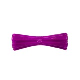 Jucarie din cauciuc eco pentru caini, forma de Gantera, 15 cm, mov