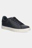 Emporio Armani sneakers din piele barbati, culoarea albastru marin, X4X598 XF662 00285