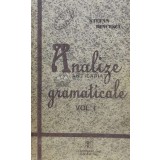 Analize gramatica, vol. 1 - 1997 - Stefan Dincescu (W110)