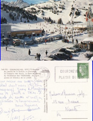 Ilustrata Franta - Courcevel foto