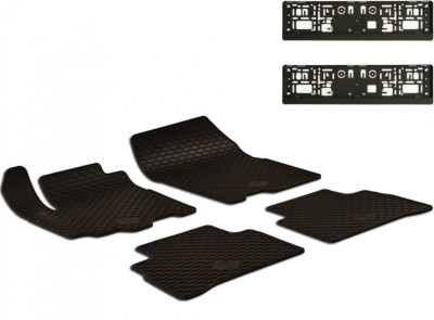 Set Covorase Auto Cauciuc Umbrella Pentru Suzuki Vitara Iv (Inclusiv Hybrid) (2015-) + Suport Numar Inmatriculare Mega Drive Simplu Set 2 Buc foto