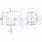 DELPHI BG3044 Disc frana