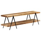 Cumpara ieftin Comoda TV, 160x40x50 cm, lemn masiv de mango
