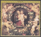 St. Vincent şi Grenadine 1997 - Pictură de Rubens și Bruegel cel Bătr&acirc;n: Madonna &icirc;ntr-o ghirlandă de flori, Coliță, MNH