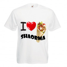 TRICOU MESAJ HAIOS &amp;quot;I LOVE SHAORMA&amp;quot; foto