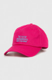 Marc O&#039;Polo șapcă de baseball din bumbac DENIM culoarea roz, cu imprimeu
