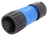 Conector circular 7 pini mamă Amphenol, IP67, fără contacte