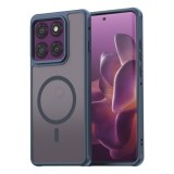 Husa pentru Motorola Edge 60 Pro, Matte, compatibila cu MagSafe, Protectie 360, Anti-Soc, Albastru