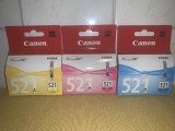 Canon 521 negru, color; ink, cerneala, toner imprimanta