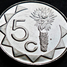 Moneda exotica 5 CENTI - NAMIBIA, anul 2015 * cod 3181