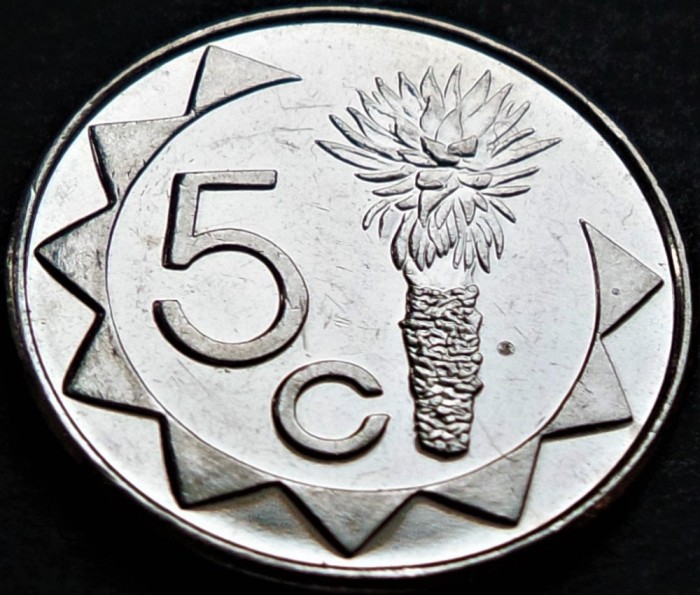 Moneda exotica 5 CENTI - NAMIBIA, anul 2015 * cod 3181