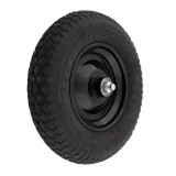 Roata pneumatica pentru roaba ROTOR RRPN4.8/4.0-8R/C,4.00-8,cauciuc,janta metalica,ax 20 x 93 mm inclus