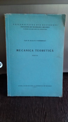 MECANICA TEORETICA. ANEXA - PP. TEODORESCU foto