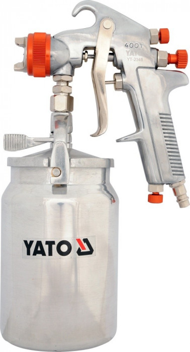 Pistol de vopsit cu rezervor metalic YATO