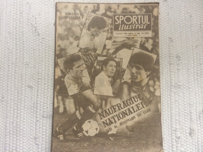 revista sportul sport ilustrat nr. 10 1990 naufragiul nationalei fotbal handbal foto