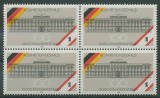 GERMANIA BERLIN 1990 CLADIRI BLOC DE 4 NESTAMPILAT