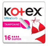 Tampoane Kotex Super UltraSorb, 16 buc
