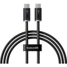 CABLU alimentare si date Baseus Dynamic 4, Fast Charging Data Cable pt. smartphone, USB Type-C la USB Type-C 100W, braided, 2m, negru &quot;P10381400121-01