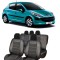 Set huse scaune piele Alcantara Peugeot 207 (2006-2012)