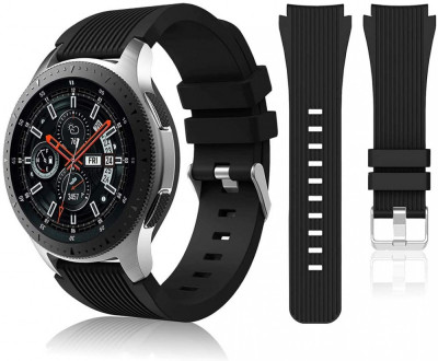 Curea Silicon 20mm Samsung Gear S2 Watch 42mm Active Huawei watch 2 foto