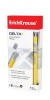 Creion mecanic ErichKrause 0.5 mm, mina subtire, galben. Ideal schite, grafice, arhitectura, desen tehnic