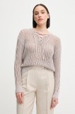 Sisley pulover culoarea gri, 15PLM401A