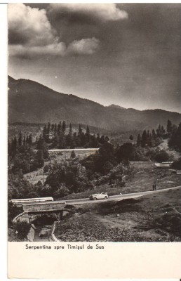 CPIB 22786 - CARTE POSTALA - SERPENTINE SPRE TIMISUL DE SUS, RPR foto