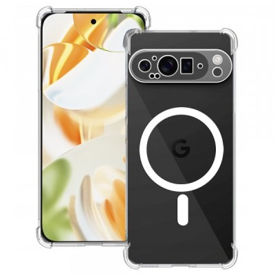 Husa MagSafe pentru Google Pixel 9 Pro, Techsuit, Shockproof, Transparenta foto