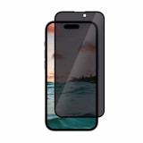 Folie Sticla Privacy compatibila cu Apple iPhone 15 Plus, 9H, 0.3MM